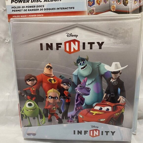 Disney Infinity 20 Power Disc Album Storage Case Collector Book Video Game - Picture 5 of 13